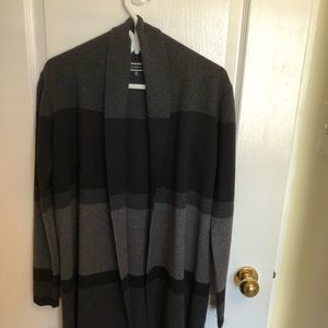 Neutral Striped Cardigan